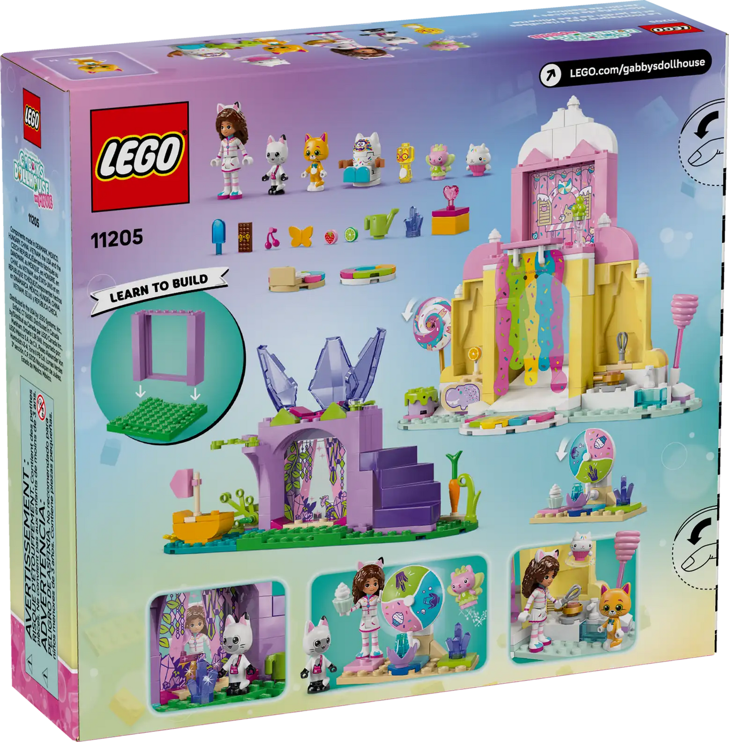 LEGO Gabby’s Dollhouse Sweet Treat Mountain & Kitty Garden 11205