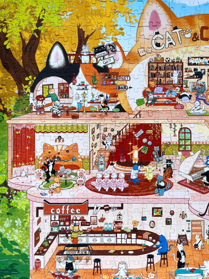 Meow Cafe 1000 Piece Puzzle