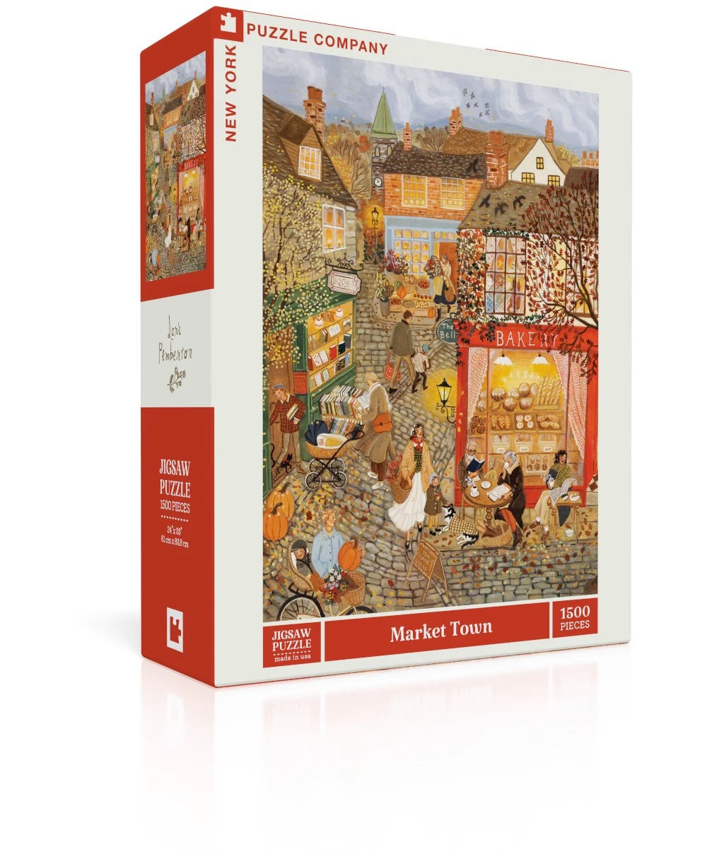 [Pre-Order] Market Town 1500 Piece Jigsaw Puzzle New York Puzzle Company