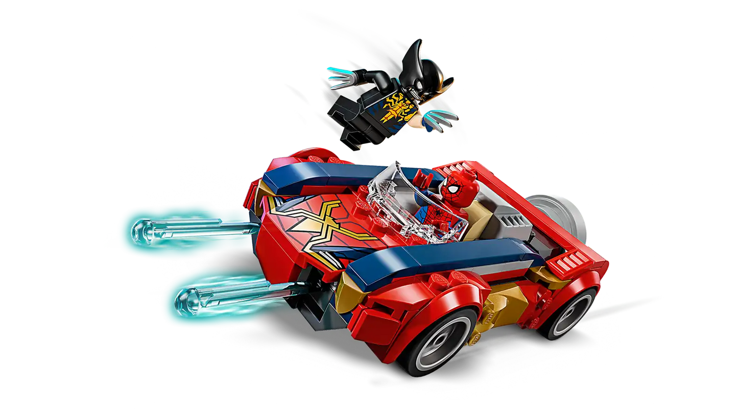 LEGO Marvel Spider-Man Car vs. Venomized Wolverine 76336