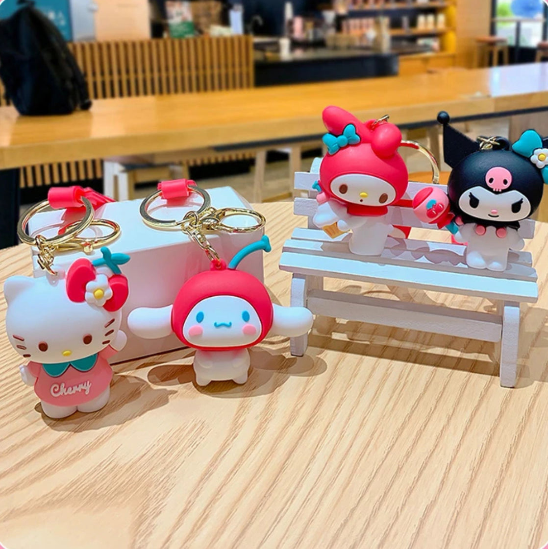 Cherry Candy Sanrio Keychain