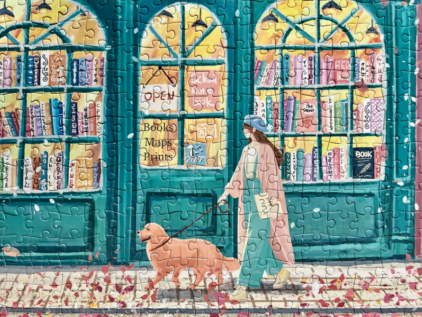 Cozy Bookstore 1000 Piece Puzzle