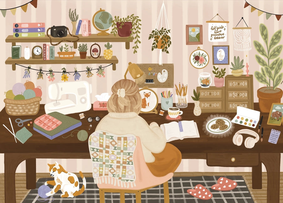 [Pre-Order] Grandma Hobbies 1000 Piece Puzzle Villager Puzzles