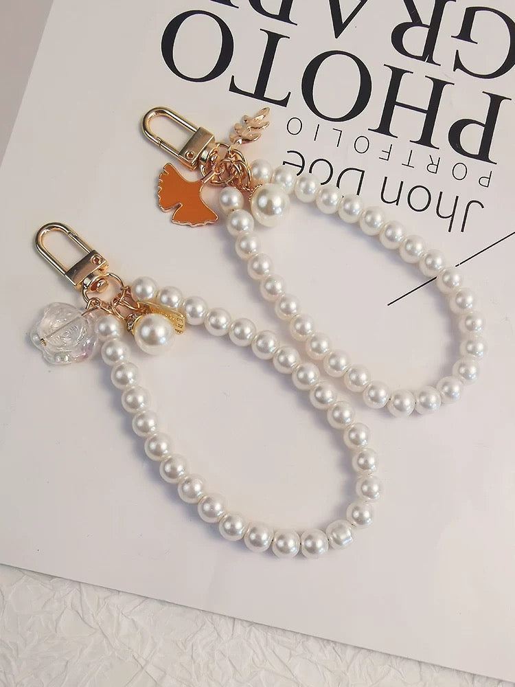 Lanière de téléphone Elegance Pearl