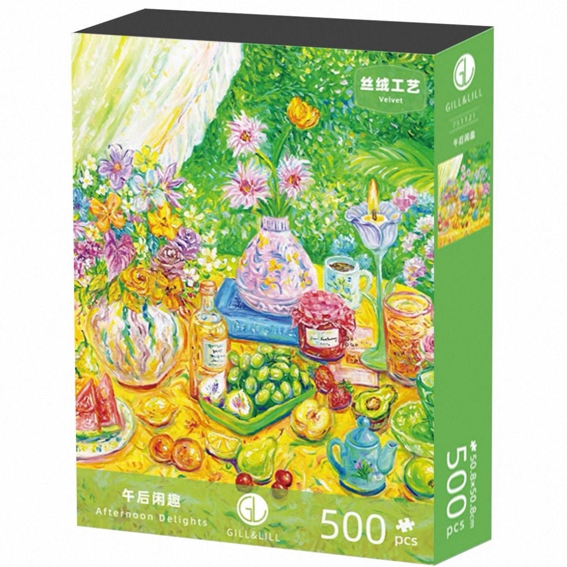 GILL&LILL Afternoon Delights 500 Piece Puzzle Gill & Lill