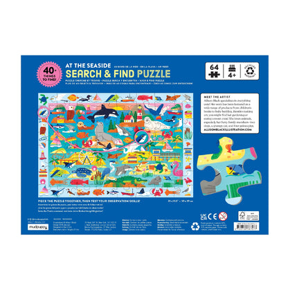 At the Seaside 64 Piece Search & Find Puzzle