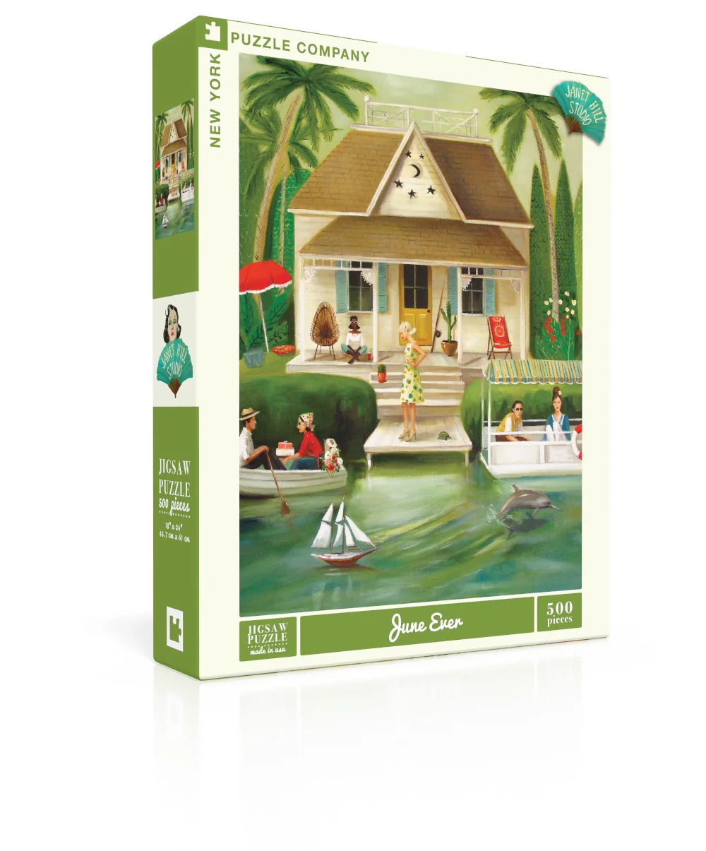 Splendid Summer Home 500 Piece Jigsaw Puzzle New York Puzzle Company