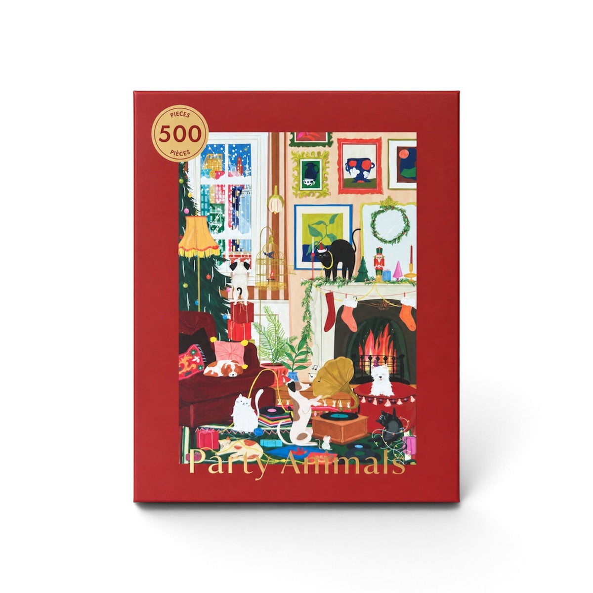 Party Animals 500 Piece Jigsaw Puzzle Hobbry