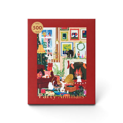 Party Animals 500 Piece Jigsaw Puzzle Hobbry