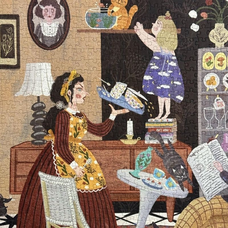Another Restless Dinner 1000 Piece Jigsaw Puzzle Tutu Dingdang