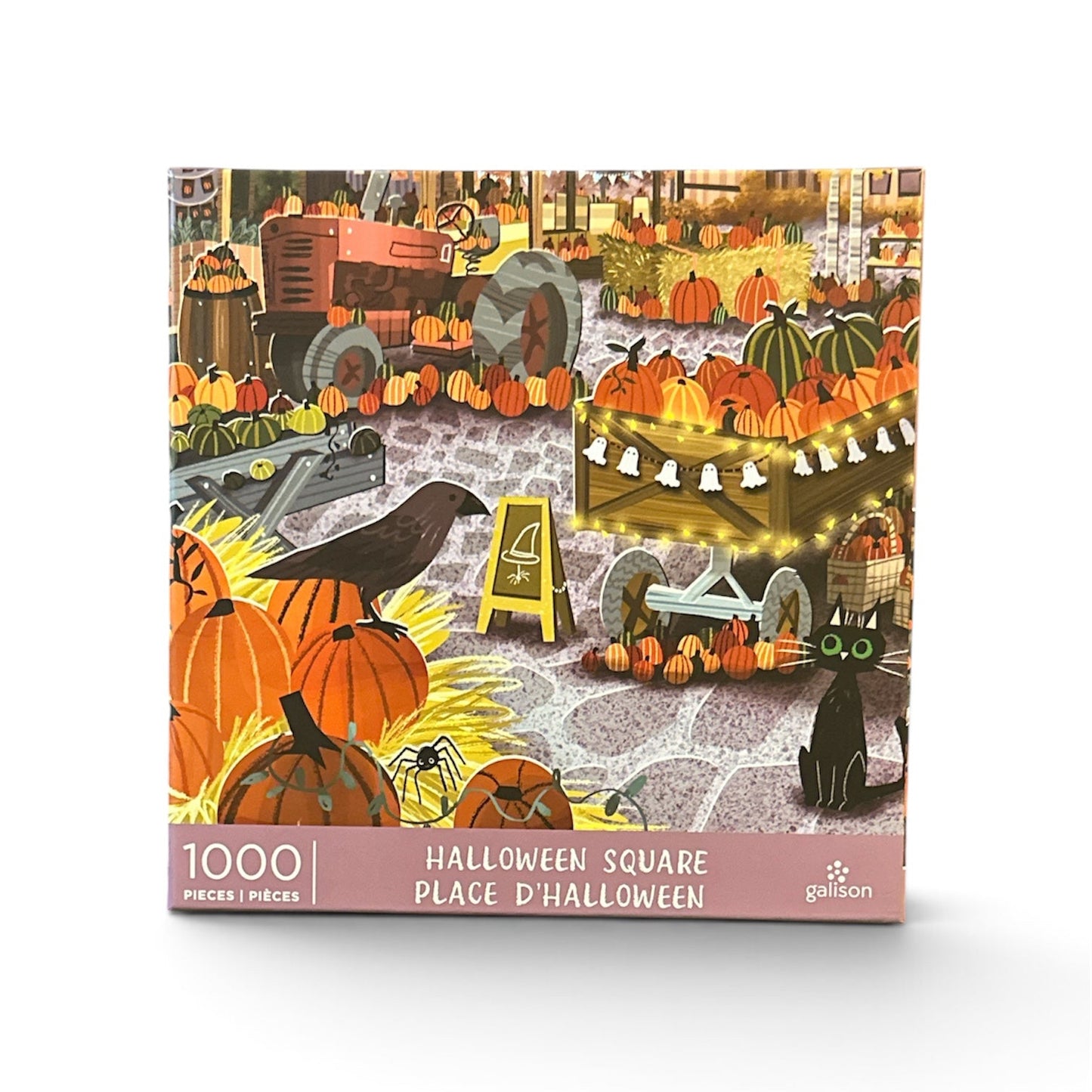 Galison Halloween Square 1000 Piece Jigsaw Puzzle Galison