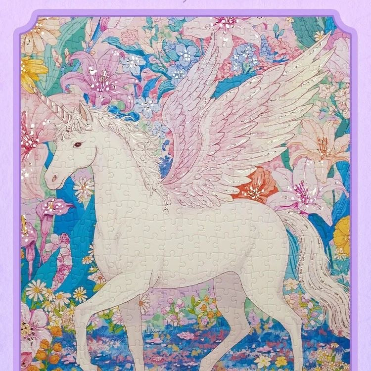 Momibook Flourishing Unicorn 1000 Piece Jigsaw Puzzle Momibook