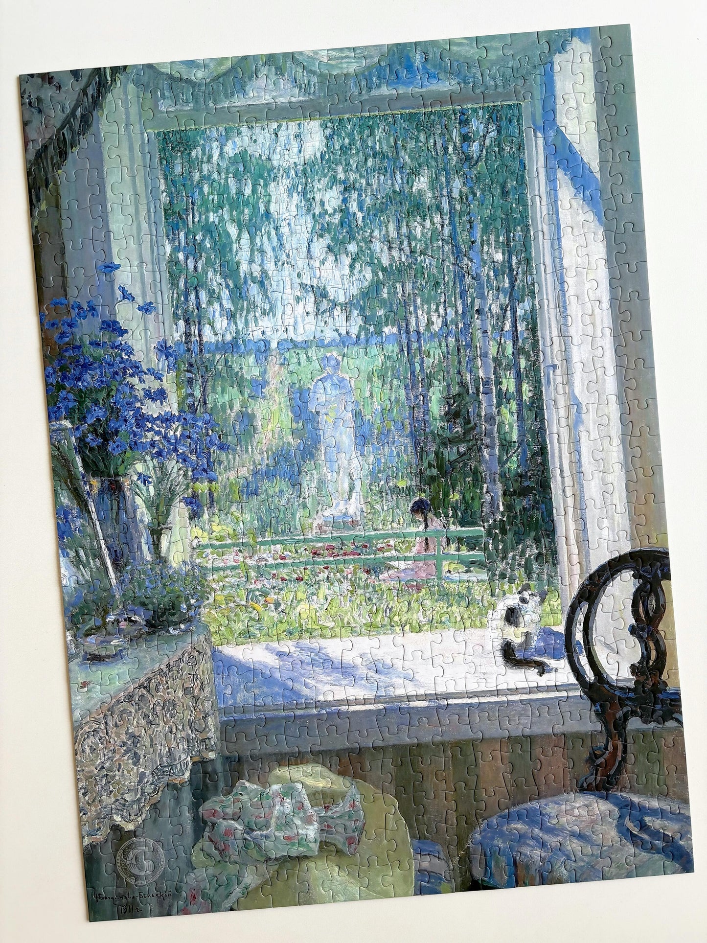 SEREN ART Open Window to the Garden 1000 Piece Puzzle SEREN ART
