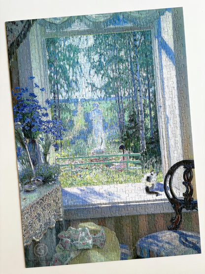 SEREN ART Open Window to the Garden 1000 Piece Puzzle SEREN ART