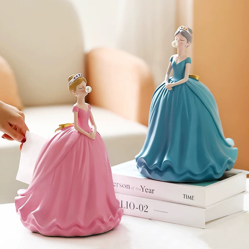 Boîte à mouchoirs élégante en forme de robe de princesse