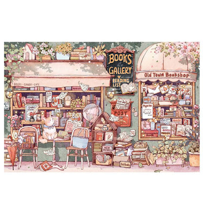 Momibook Books Gallery 1000 Piece Jigsaw Puzzle