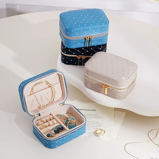 Luxury Quilted Jewelry Storage Box