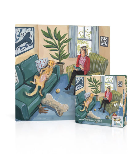 Woof Me Everything Mini 100 Piece Jigsaw Puzzle New York Puzzle Company