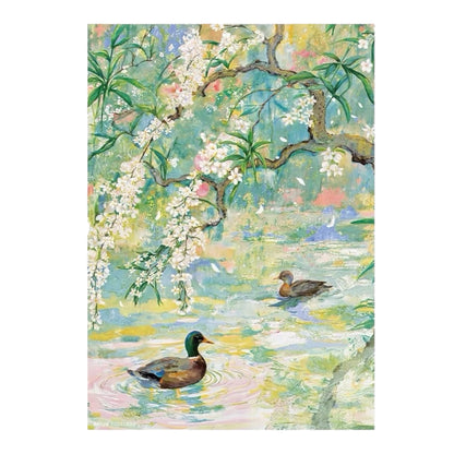 River Scenery in Early Spring 500 Piece Jigsaw Puzzle ZHIJU