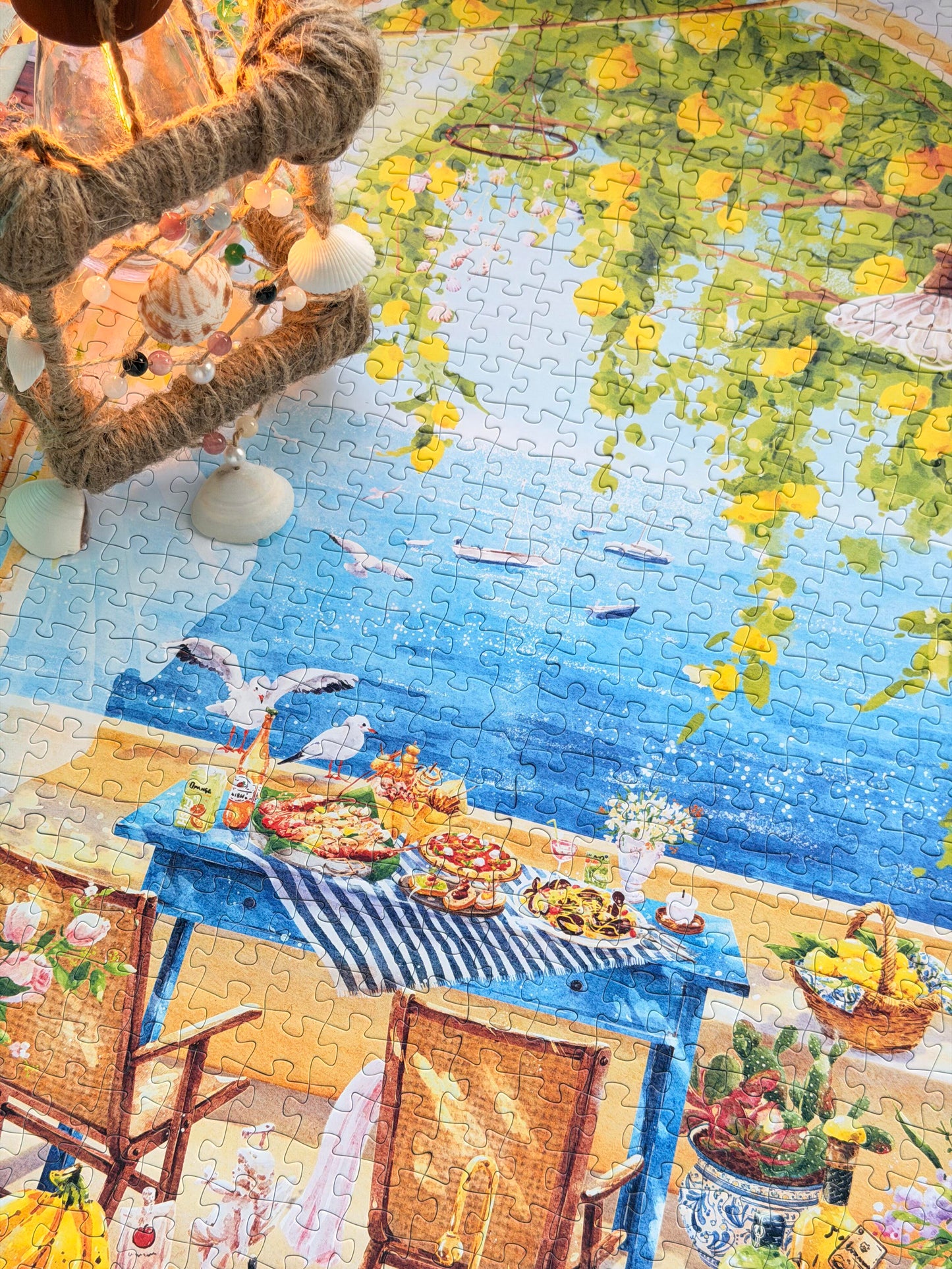 TOI Seaside Lemon Tree 1000 Piece Jigsaw Puzzle TOI