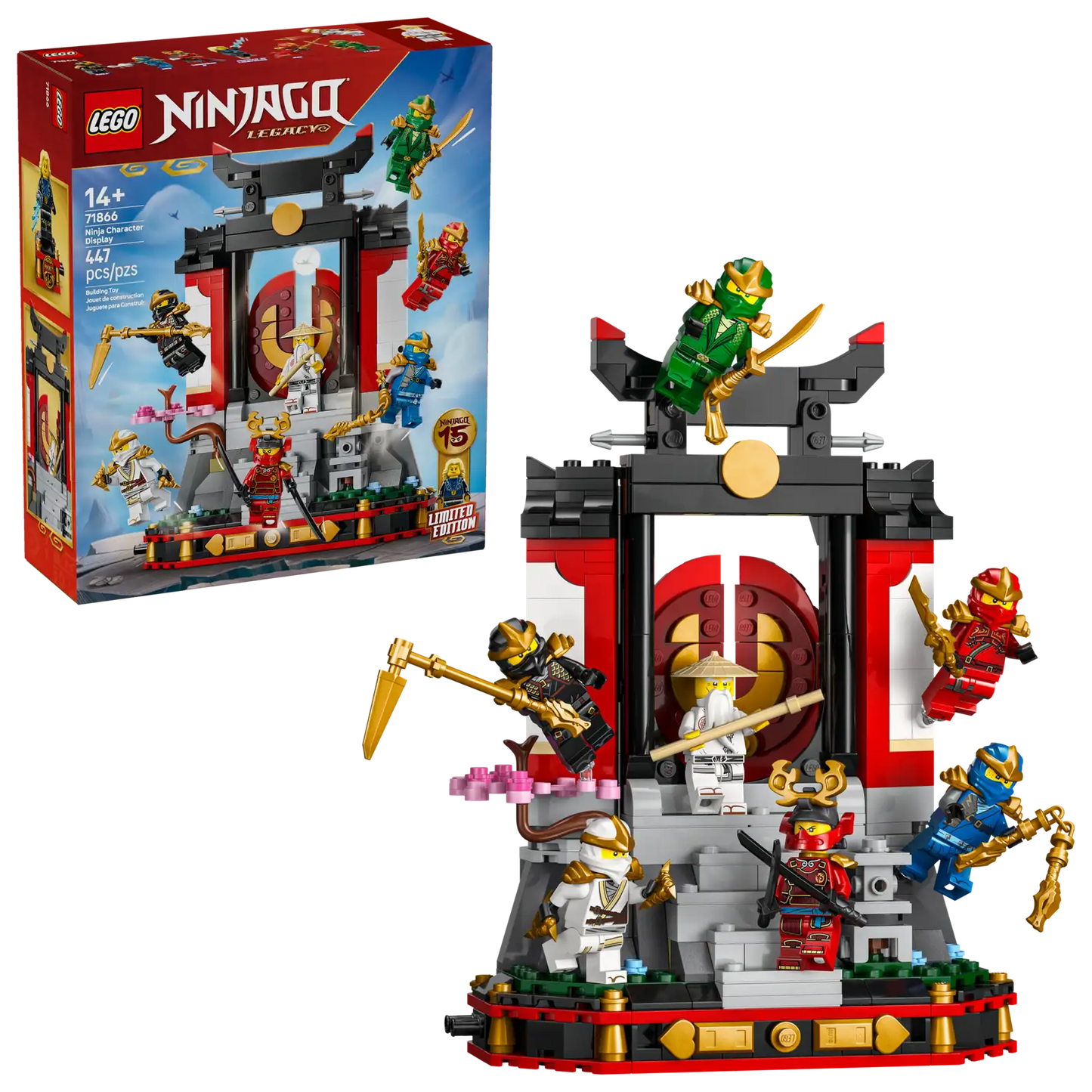 LEGO NINJAGO® Ninja Character Display 15th Anniversary 71866