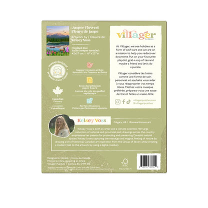 Jasper Flowers 500-Piece Puzzle