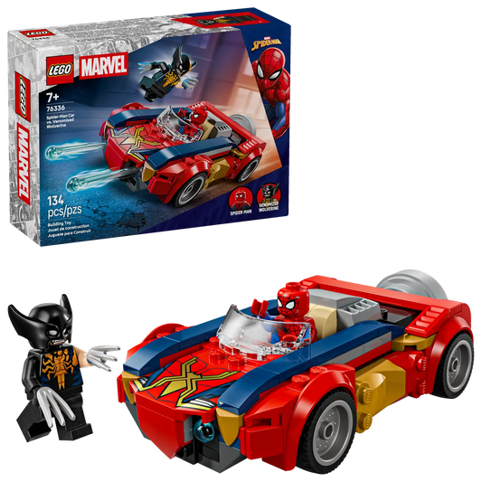 LEGO Marvel Spider-Man Car vs. Venomized Wolverine 76336