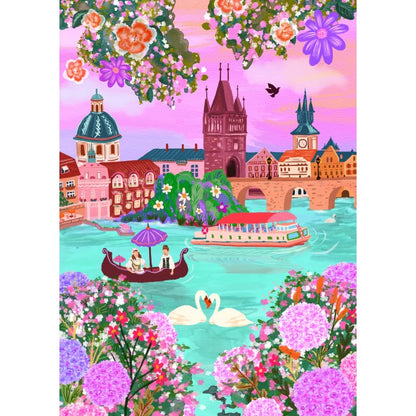 Prague, Czech Republic 500 Piece Puzzle