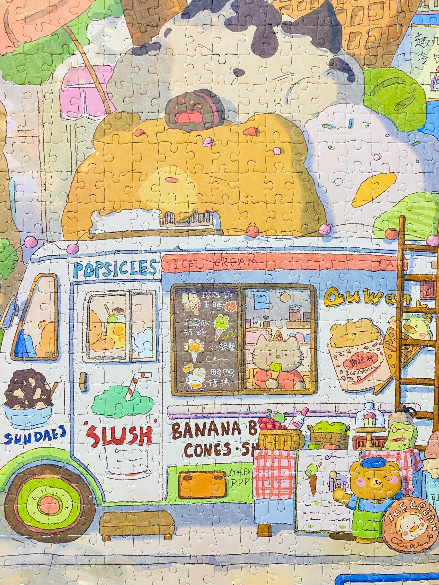 Kessing Ice Cream Truck 500 Piece Jigsaw Puzzle Jigsaw puzzles
