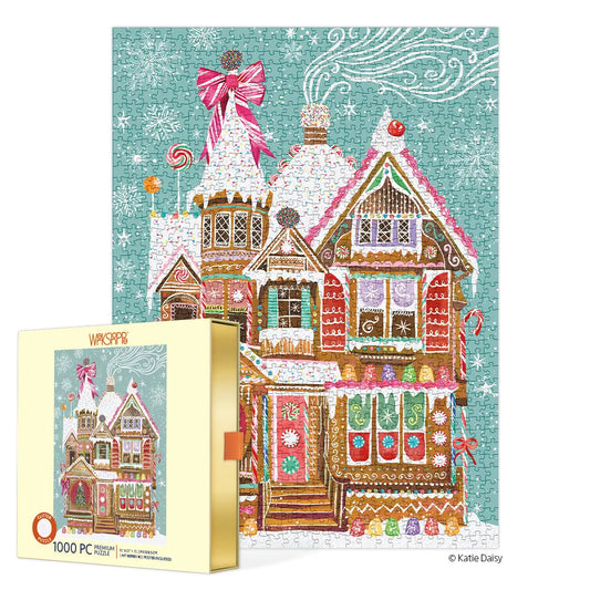 Gingerbread House 1000 Piece Christmas Puzzle WerkShoppe