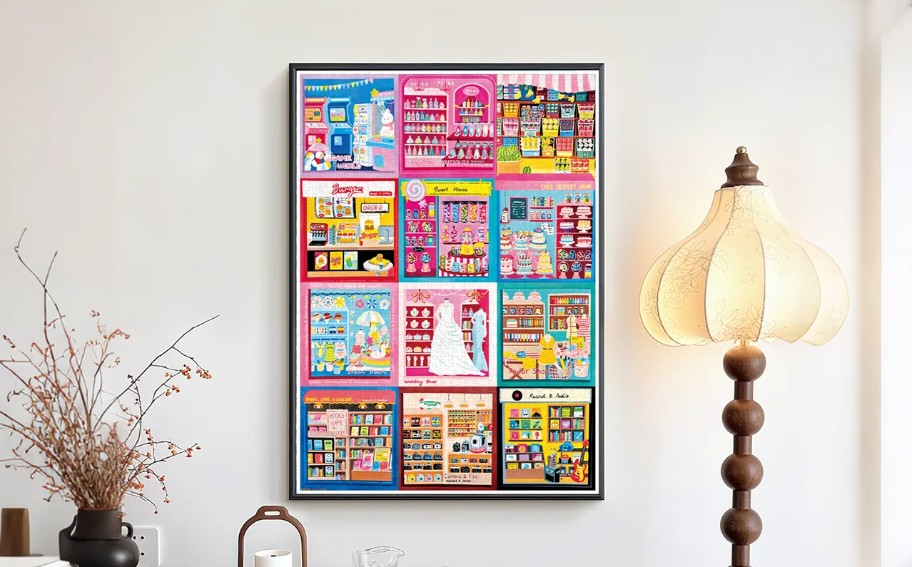 The Twelve Boutiques 1000 Piece Jigsaw Puzzle ZHIJU