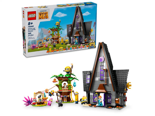LEGO Despicable Me 4 Minions and Gru’s Family Mansion 75582