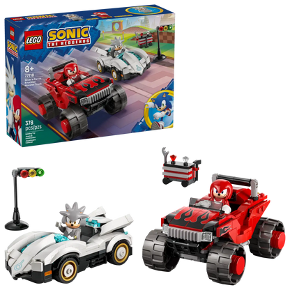 LEGO® Sonic the Hedgehog™
Silver's Car vs. Knuckles' Monster Truck 77118