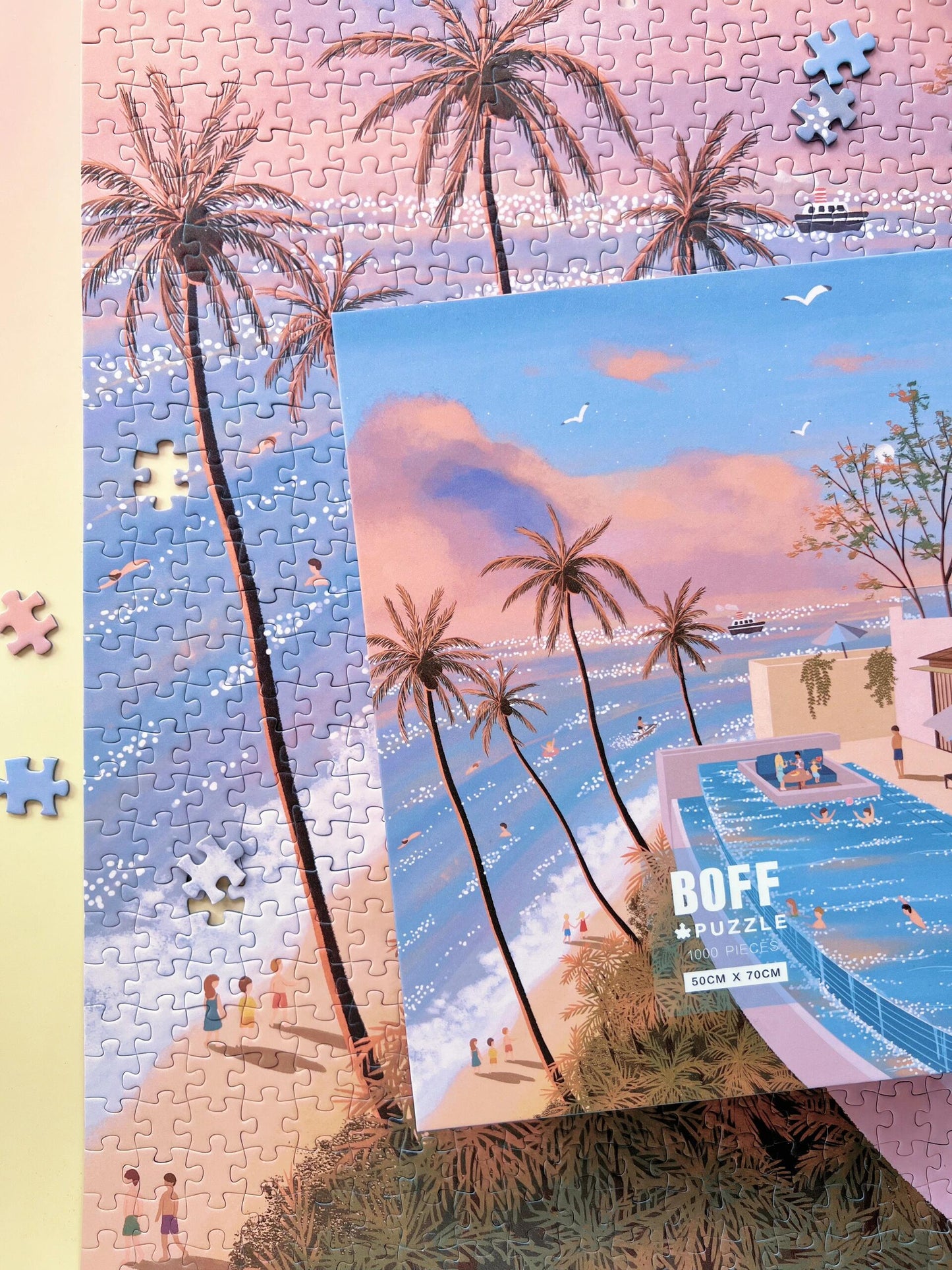 BOFF Dopamine Island Dreamy Coastal 1000 Piece Jigsaw Puzzle BOFF