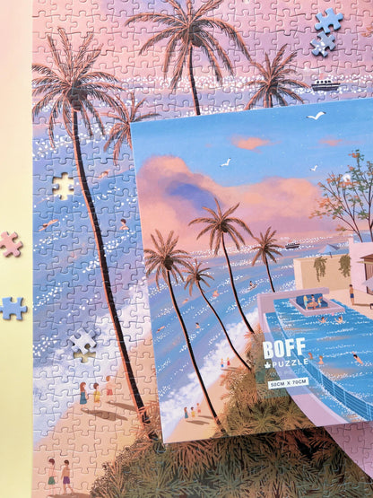 BOFF Dopamine Island Dreamy Coastal 1000 Piece Jigsaw Puzzle BOFF