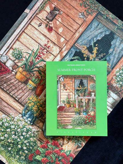 Summer Front Porch 1000 Piece Puzzle