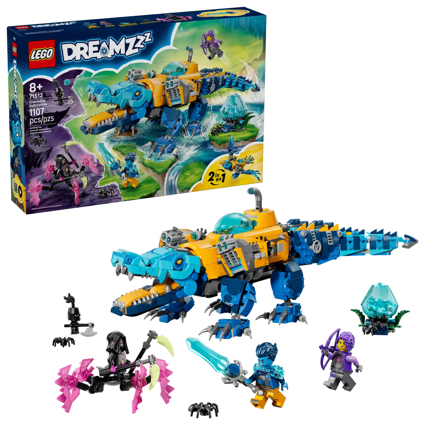 LEGO® DREAMZzz™ Crocodile Submarine 71512
