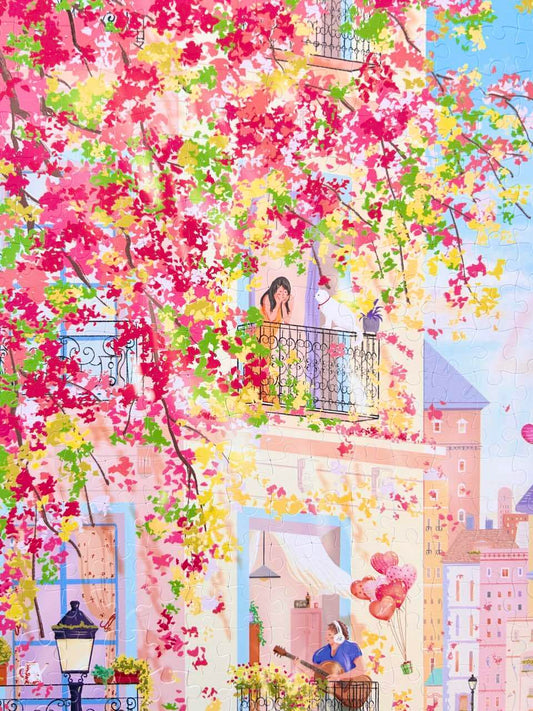 3D-JP Love Begins with a Walk 1008 Piece Puzzle 3D-JP