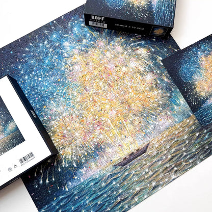 BOFF Fireworks Over the Sea 728 Piece Jigsaw Puzzle BOFF