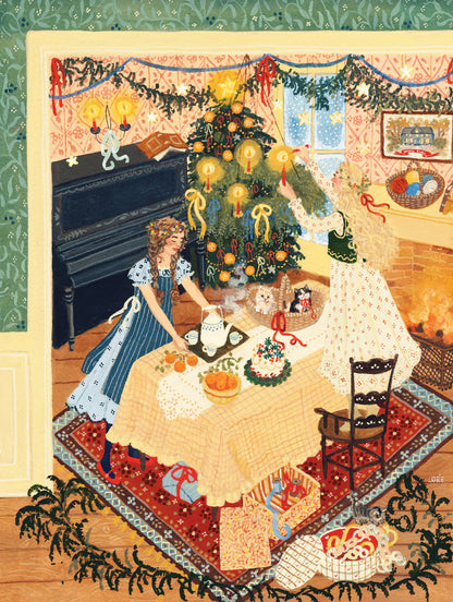 Christmas at Orchard House 1500 Piece Jigsaw Puzzle