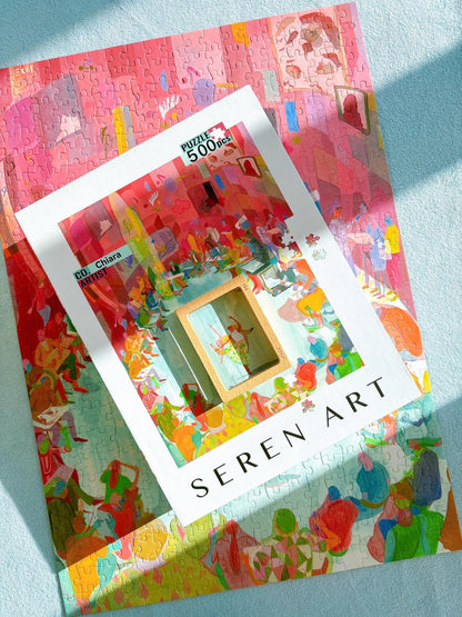 SEREN ART Museum Sketch Night 1000 Piece Puzzle SEREN ART
