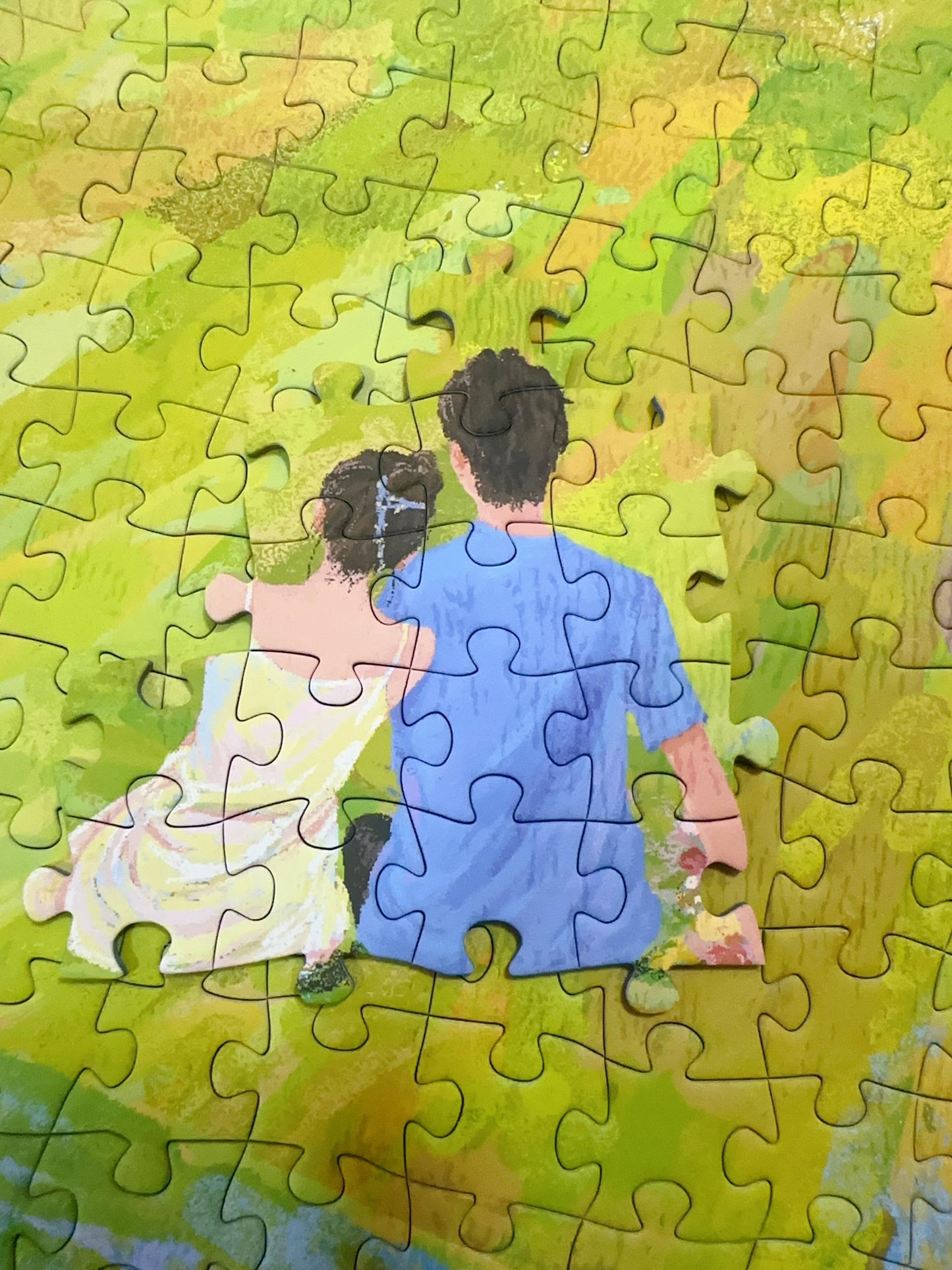 YILEHAI Sweet Embrace 1000 Piece Jigsaw Puzzle YILEHAI