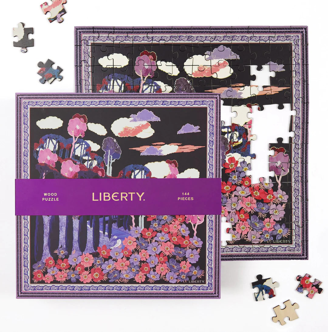Kitty McCall Blue Vase 250 Piece Wood Puzzle