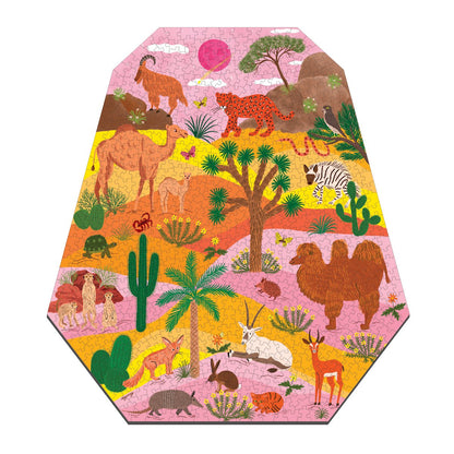 Desert Terrarium 750 Piece Shaped Puzzle Mudpuppy