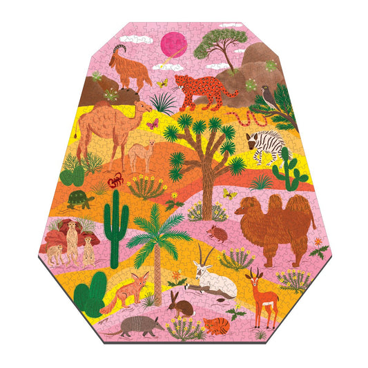 Desert Terrarium 750 Piece Shaped Puzzle Mudpuppy