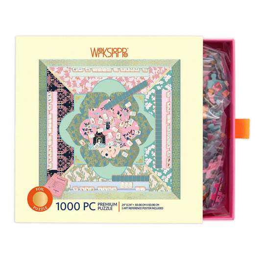 Let's Play Mahjong 1000 Piece Puzzle WerkShoppe