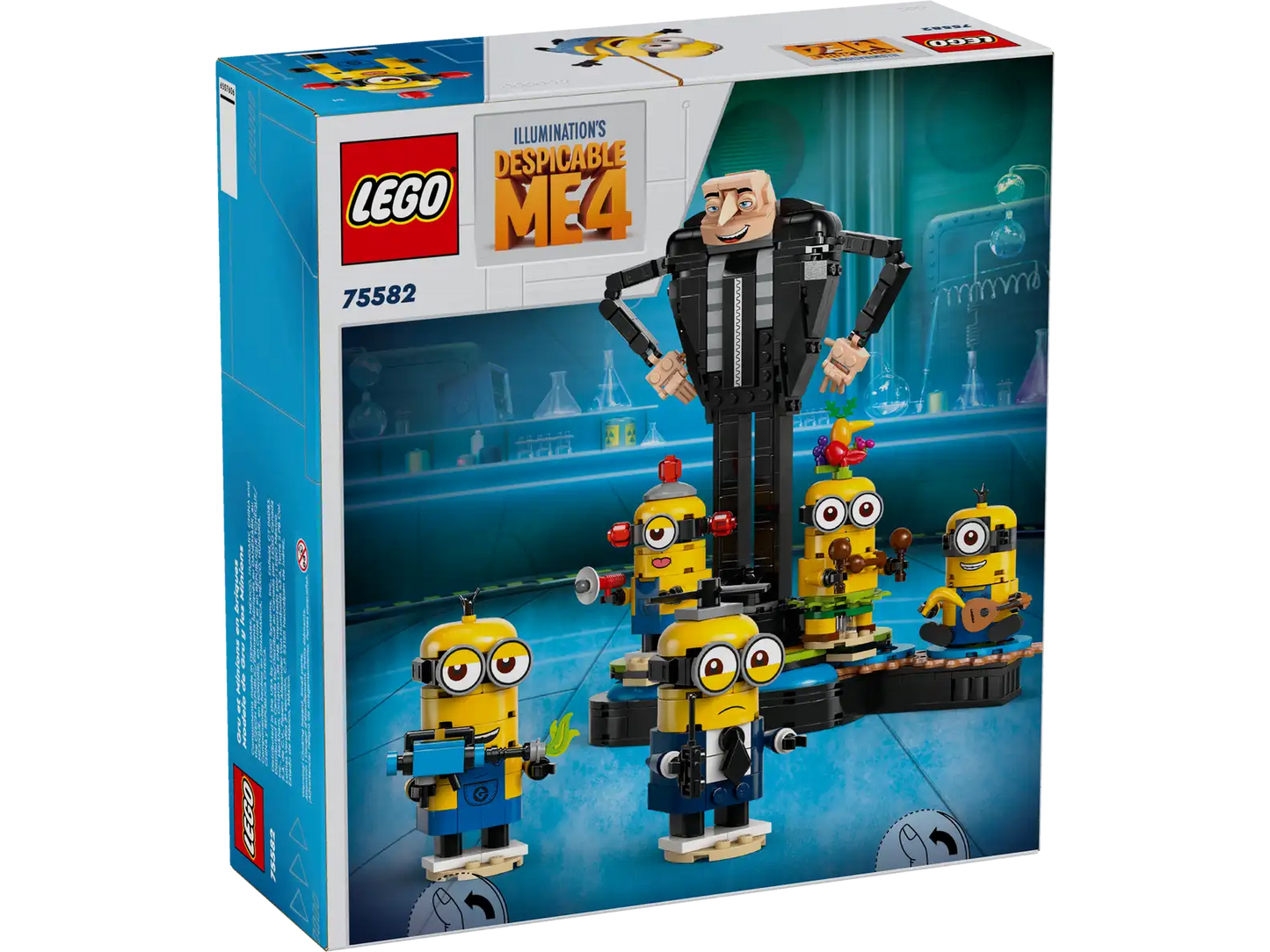 LEGO Despicable Me 4 Brick-Built Gru and Minions 75582
