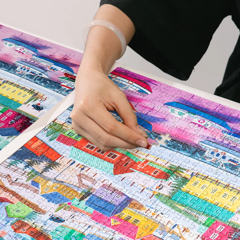 Iceland Dreamer Town 500 Piece Jigsaw Puzzle ZHIJU