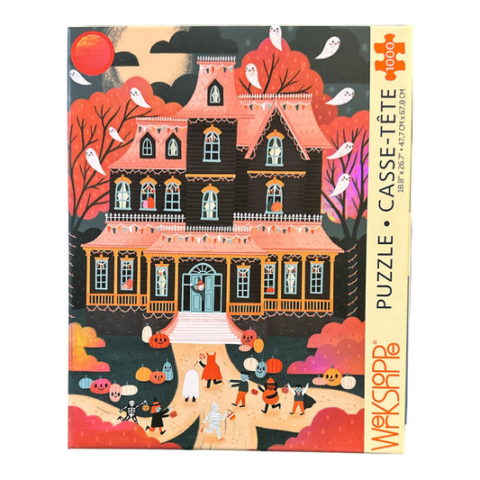 WerkShoppe Halloween House 1000 Piece Jigsaw Puzzle WerkShoppe