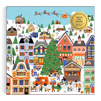 Merryville 500 Piece Foil Puzzle Galison
